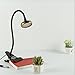 Produktbild LED-Leselicht / Licht Farbe veränderbar / Nachtlicht Clip an für Schreibtisch, Bettlicht, Bett Kopfteil und Computer (Silber) (Schwarz) (weiß) Spannung: 110V-240V , black-Plug in electric