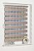 Produktbild K-home Klemmfix Doppelrollo Rota ohne Bohren Design Streifen Taupe, 50 x 130 (B x L)