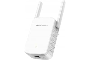 Mercusys ME30 WLAN-förstärkare, repeater, AC1200 (867 MBit/s 5 GHz + 300 Mbit/s 2,4 GHz, WLAN-förstärkare, appkontroll, signa