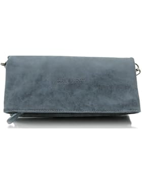 GIRL FRIDAY Clutch INGVILD Damen-Tasche Handtasche Umhängetasche Schultertasche 100% vegan hergestellt