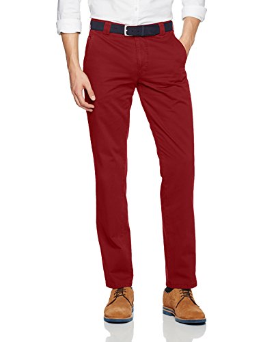 MEYER - ROMA - Pantalon Chino - Homme - Rouge (Rot 55) - Taille: 27