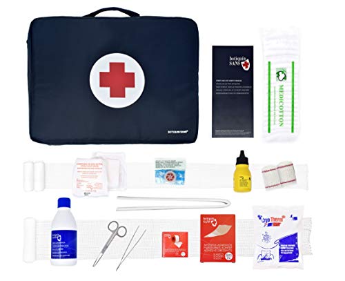 Botiquín Sans SPORT basic BOB30 - Kit deportivo de primeros auxilios, bolsa de nylon