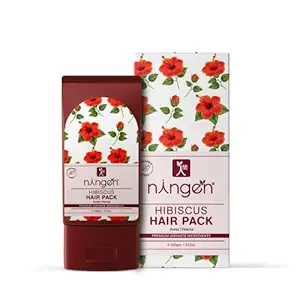 Ningen Hibiscus Hair Pack I Goodness of Amla and Heena Extracts I Dermatologically Tested, Paraben Free I Removes Dandruff and Prevents Greying I 100g,Brown