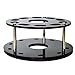 Tonsee 10 Hole Oval Makeup Brush Holder Drying Rack Organizer Cosmetic Shelf Tool (Black)
