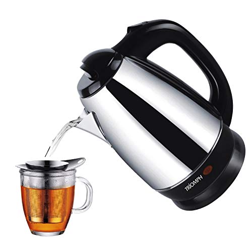 Bouilloire sans fil inox - 1.5L - 1500W - Triomph ETF1537