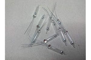 SUCAN 10pcs 3 Mm PZ-101 Interrupteurs Au Mercure Du Capteur D'inclinaison 20V 0.5A Travail Angle 10 °