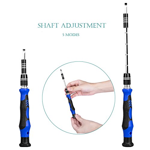 78 PCS Schraubendreher Set, Profi Werkzeug-Set, Reparatur Werkzeug Kit,Magnetverschluss reparatur-tools, Magnetic Austauschbar für Handy, Tablet, PC, Macbook, Uhr etc - 3