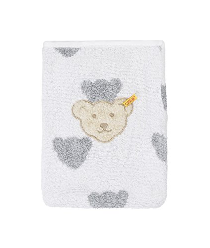 Preisvergleich Produktbild Steiff Baby unisex Waschlappen 2968, Grau (Softgrey Melange)
