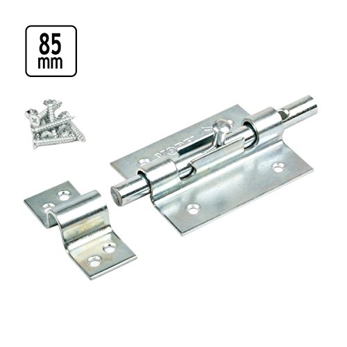 Preisvergleich Produktbild Bolzenriegel Schloßriegel Türriegel Schubriegel Schieberiegel verzinkt 85 mm