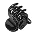 24Pcs Ladies Black Plastic Mini Hairpin 6 Claws Hair Clip Clamp