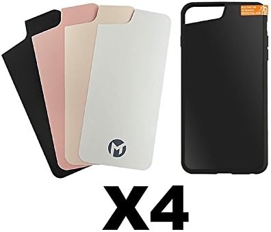 Mega Tiny Anti-Gravity Case 2 For iPhone 6 Plus/6S Plus/7Plus Black (4-Pack)