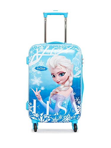 Trump & Badger Girls Polycarbonate 360° Rotating Wheels Frozen Elsa Printed 20-inch Multicolour Trolley Bag RS.3450 (65.00% Off) - Amazon