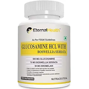 EternalHealth - Glucosamine Hcl With Boswellia & Bromelain - 120 Capsules