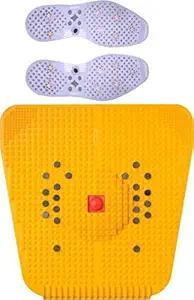 NETCLUB Acupressure Foot Mat For Stress And Pain Relief + Acupressure Shoe Sole Massager fitness mat fitness kit advance home gym mini