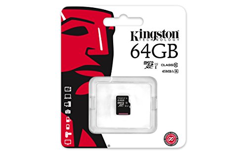 Kingston SDC10G2/64GBSP microSD Klasse 10 bis zu 45MB/s Speicherkarte [Nur Karte] - 3