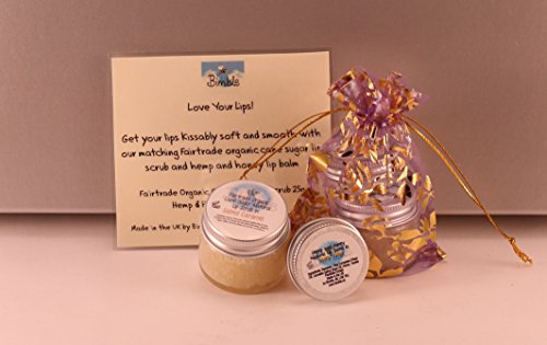 Bimble Love Your Lips Balm & Scrub Gift Bag (Parma Violet)