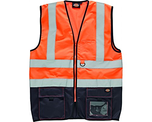 Dickies Two Tone Sicherheitsweste, XXL, orange, SA22021