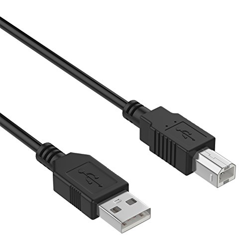 Drucker Kabel, Rankie 3-Pack 0.9m USB 2.0 Typ A zu B Kabel (Schwarz) – R1362C - 6