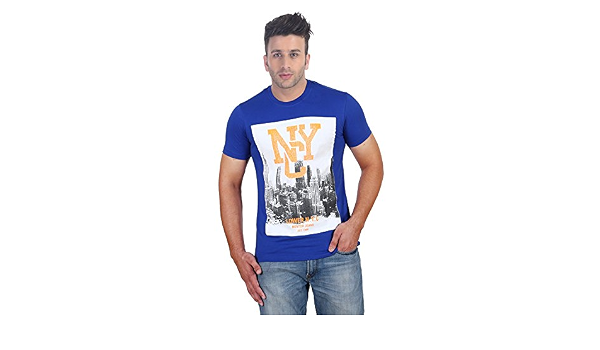 Buy SPORTKING Men T-Shirt (Royal Blue 