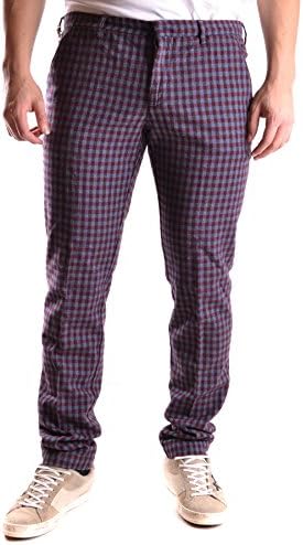 Manuel Ritz Men's Mcbi325023o Purple Cotton Pants