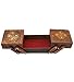 ITOS365 Jewellery Box for Women Wooden Flip Flap Flower Design Handmade Gift,...