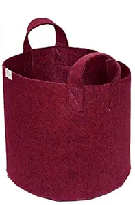 ECOTINE Fabric Grow Bags || 380 GSM || Eco Friendly Grow Bags for Home Gardening, Balcony Garden, Grow Vegetables, Flowers. Size -12 X 12 Inches || (Pack of 4 Bags)