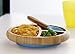 Avanchy Baby Infant Feeding Bamboo Stay Put Suction Divided Plate + Spoon/Teether, Great Baby Gift Set, Fda Approved Bpa Free, Green