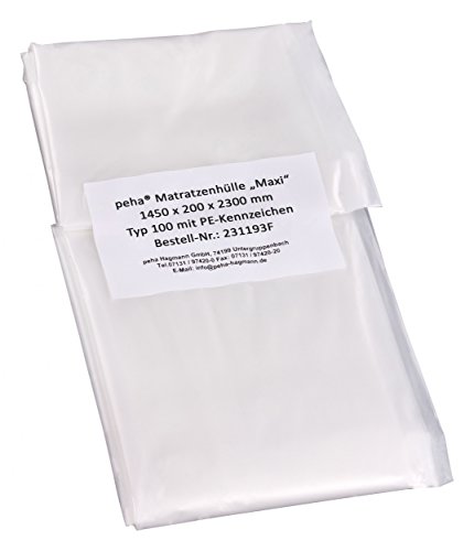 peha® Matratzenhülle Maxi (1450x200x2300mm), geruchsneutral und reißfest