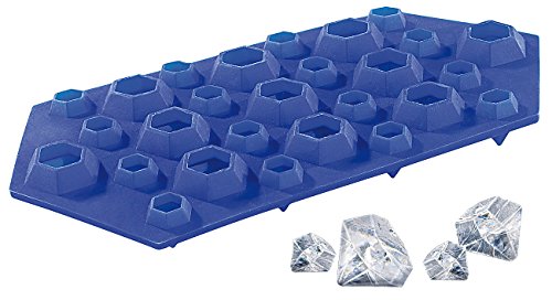 Rosenstein & Söhne Silikon-Eiswürfelform "Diamond"