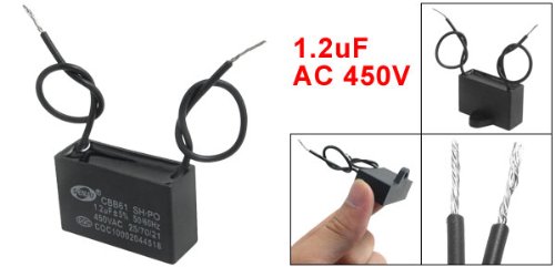 sourcingmap® 1.2uF 450V AC 50/60 Hz (DE) Fan CBB61 Kondensator Motor Run - 2