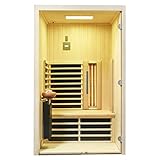  Unbekannt Infraworld TrioSol Glas 125 Espe VG Infrarotkabine Größe 125 x 112 cm 390151