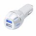 Produktbild HKFV Dual USB 12 V-24 V 3.1A Handy Auto Ladegerät Adapter LED-Display Schnellladung Auto Ladegerät USBQC3.0 + 3.1A Aura (C)