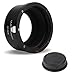 Produktbild CAM-ULATA Kamera Objektiv Adapter Ring für Canon Objektiv zu Sony E Mount Kamera mit Rückseitiger Kappe für Canon EOS EF Objektiv zu Sony NEX Mount Kamera Körper Alfa A7R II A7 II A7S II A7R A7 A7S A6300 A6000 A5100 A5000 Schwarz