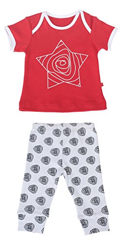 100% Organic Cotton T Shirt with Lower(NBBGSS18476-18-24M) RS.397.50