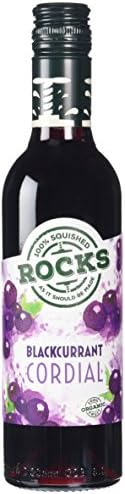 Rocks Organic Blackcurrant Cordial 360 ml (Pack of 6)
