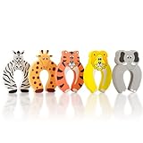 SmileBaby Türstopper Finger Klemmschutz Türstop Safari 5 Stück