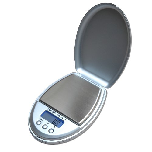 DIPSE Feinwaage XS-300 Silber – Digitalwaage mit max. 300g mit 0,1g Teilung - 2
