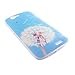 PowerQ M-M Colorful Pattern TPU Case for Huawei Ascend G7 with Beautiful Pretty Pattern Print Printing Drawing Soft TPU Skin Case Cover - blue-white dandelion