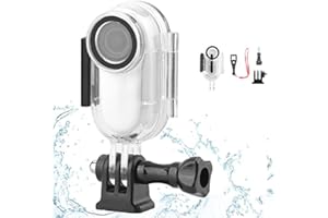 Honbobo Custodia impermeabile per Insta360 Go 2, Go 2 Guscio protettivo Guscio per immersione Custodia subacquea Cover protettiva Accessori, 30 M Profondità