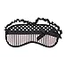 Claire's Girls and Womens Polka Dot Stripe Eye Mask in Pink