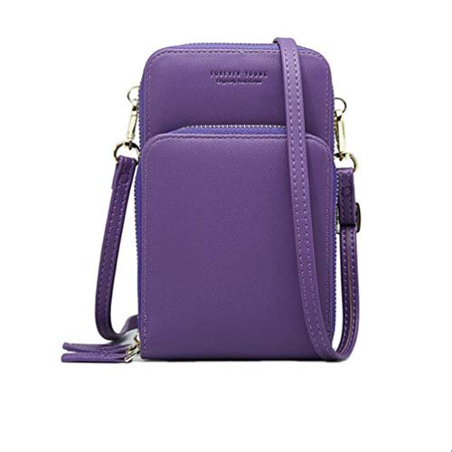 Preisvergleich Produktbild AIFILLE, Damen Umhängetasche violett violett Wallets for Women