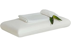 MOMMY CONFORT - Almohada Viscoelastica 135 cm - Funda Lavable Aloe Vera Plus Confort Cremallera - Almohadas Viscoelasticas Adaptable al Cuello - Doble Funda con Cremallera - Termoreguladora