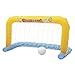 Produktbild DMGF Aufblasbare Fußball Tor Net Pool Wasserball Spiel Familie Spaß Fußball Spiel Torpfosten Mit Elektrische Luftpumpe Sommer Wasser Spielzeug Für Erwachsene Und Kinder,2Pieces