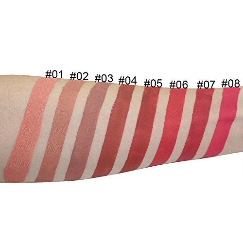 ROPALIA 12 Colors Velvet Matte Long Lasting Liquid Lipstick Not Stick On Cup Waterproof Lip Gloss - 2