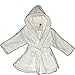 Gorgeously Soft Childs Fleece Dressing Gown By Softtouch - White Age 12-18 Months