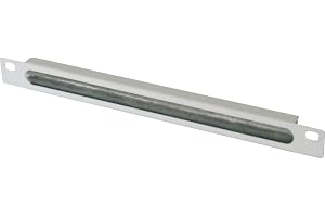 DIGITUS kabelgenomföringspanel - 10 tum (254 mm) - Kabelgenomföring - Med borstlist - 0,5U