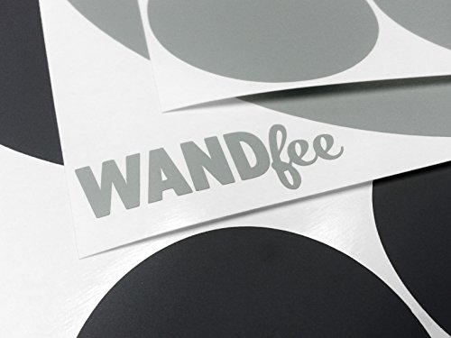 WANDfee® Wandtattoo 50 Retro Kreise AC1012001 Größe Ø 2 x 20 cm, 6 x 15 cm, 10 x 10 cm, 20 x 6 cm, 12 x 3 cm Farbe grau schwarz - 2