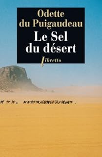 jaquette livre Le sel du désert