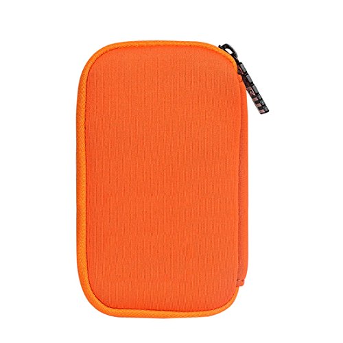 BUBM Soft Mini Tasche Aufwahrungstasche mit 9 Kapazität für USB Drive Shuttle (Orange) - 2
