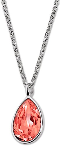 Tamaris Damen-Kette mit Anhnger Amy Edelstahl Zirkonia rosa 50 cm Tamaris Damen-Kette mit Anhnger Amy Edelstahl Zirkonia rosa 50 cm